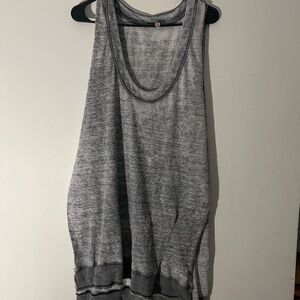 Gray Sleeveless Women's Top